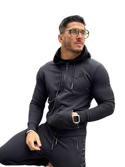 Napalm - Black Track Top for Men