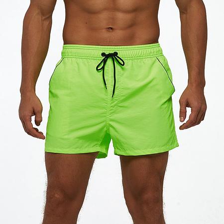 Men&#39;s Neon Green Swim Trunks Shorts