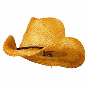 Customizable Raffia Straw Cowboy Hat