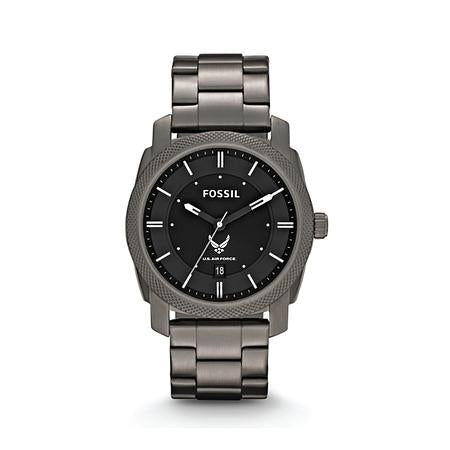 Fossil USAF Machine Smoke Stainless Steel Watch