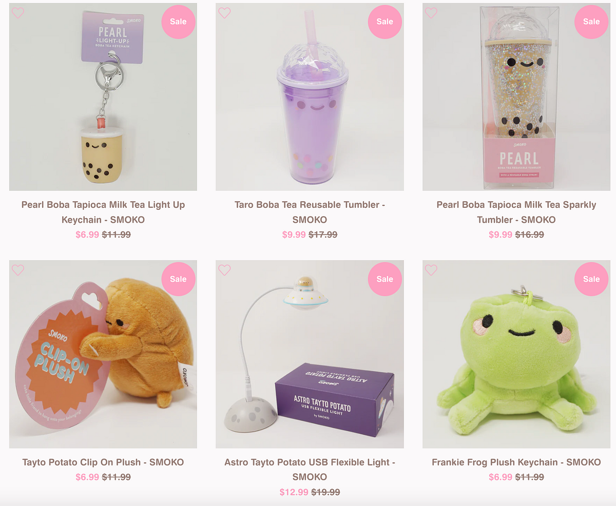 Pearl Boba Tapioca Milk Tea Sparkly Tumbler - SMOKO