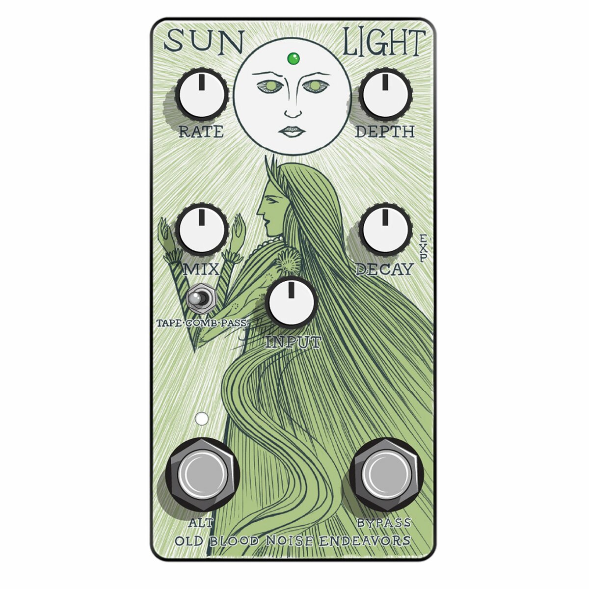 Old Blood Noise Endeavors Sunlight Dynamic Reverb "Sage" Exclusive Pre-Order