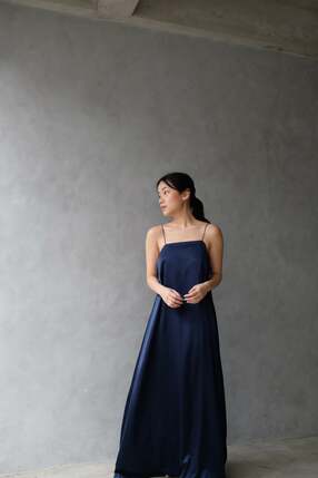 Ivy Dress In Navy