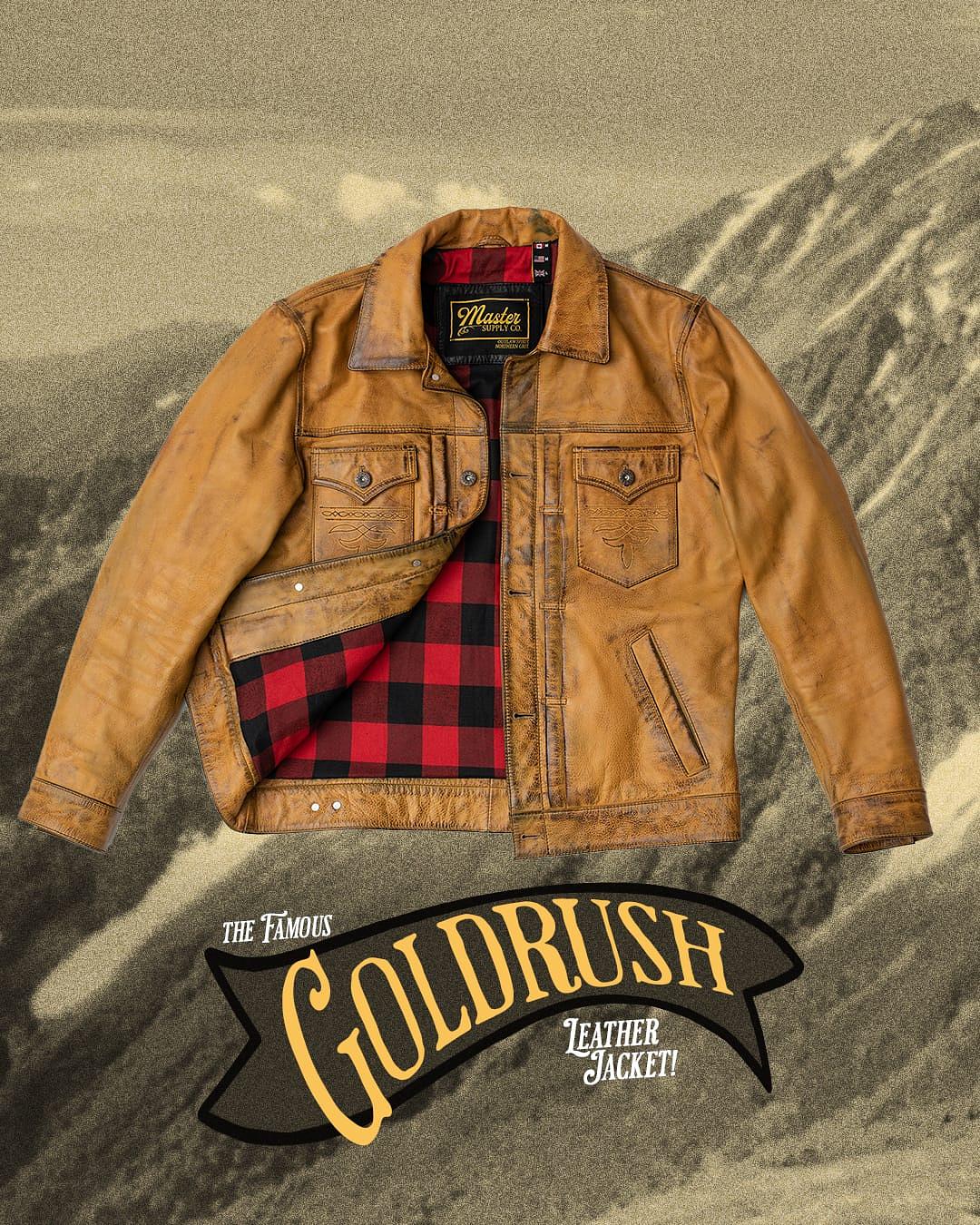 Goldrush | Leather Jacket | Master Supply Co | Canada | Toronto | Best Leather Jackets | Outlaw | cowboy