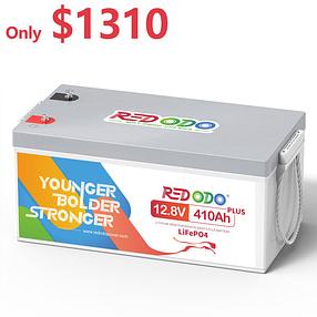 Only $1386Redodo 12V 410Ah LiFePO4 battery | 5.24kWh &amp; 3.2kW