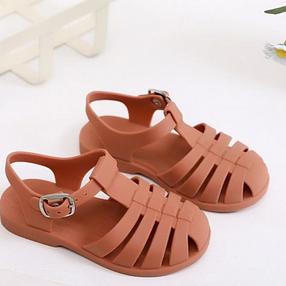 Waterproof Silicon Jelly Sandals - terra cotta