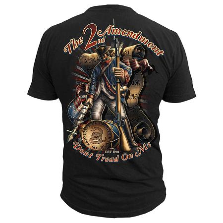 2nd Amendment  Dont Tread on Me - Black Ink Premium Men&#39;s T-Shirt