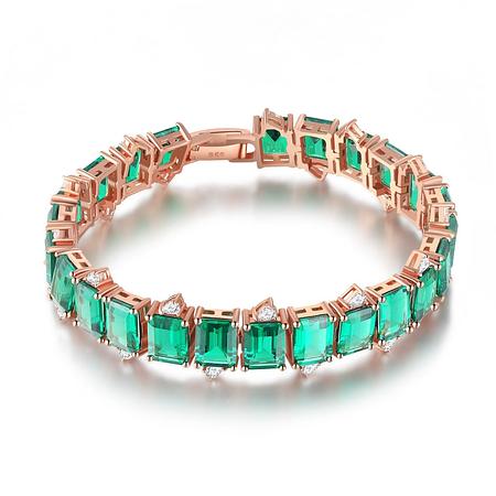 Emerald Bracelet The Earth Jewelry Set collection Designed by Tanin