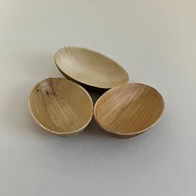 Mini Egg Palm Leaf Bowls