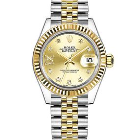 Lady Datejust 28 279173G17 Champagne Jubilee