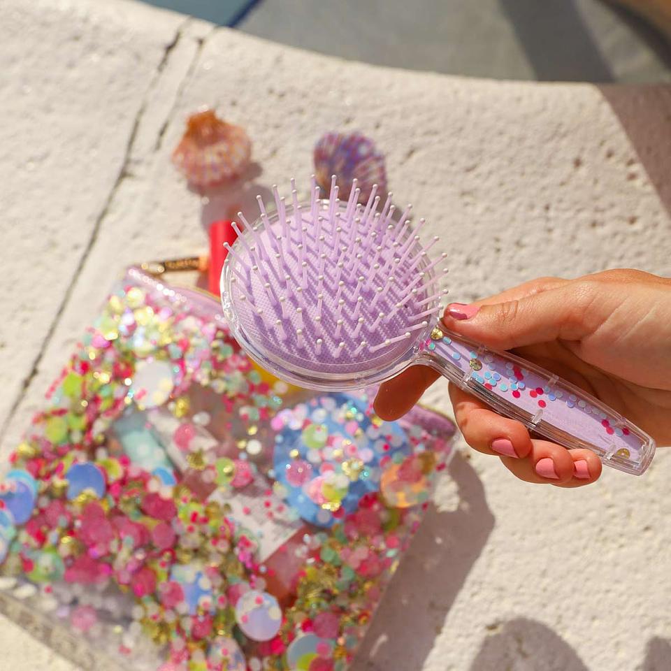 Packed Party Extra Spe-Shell Confetti Hairbrush