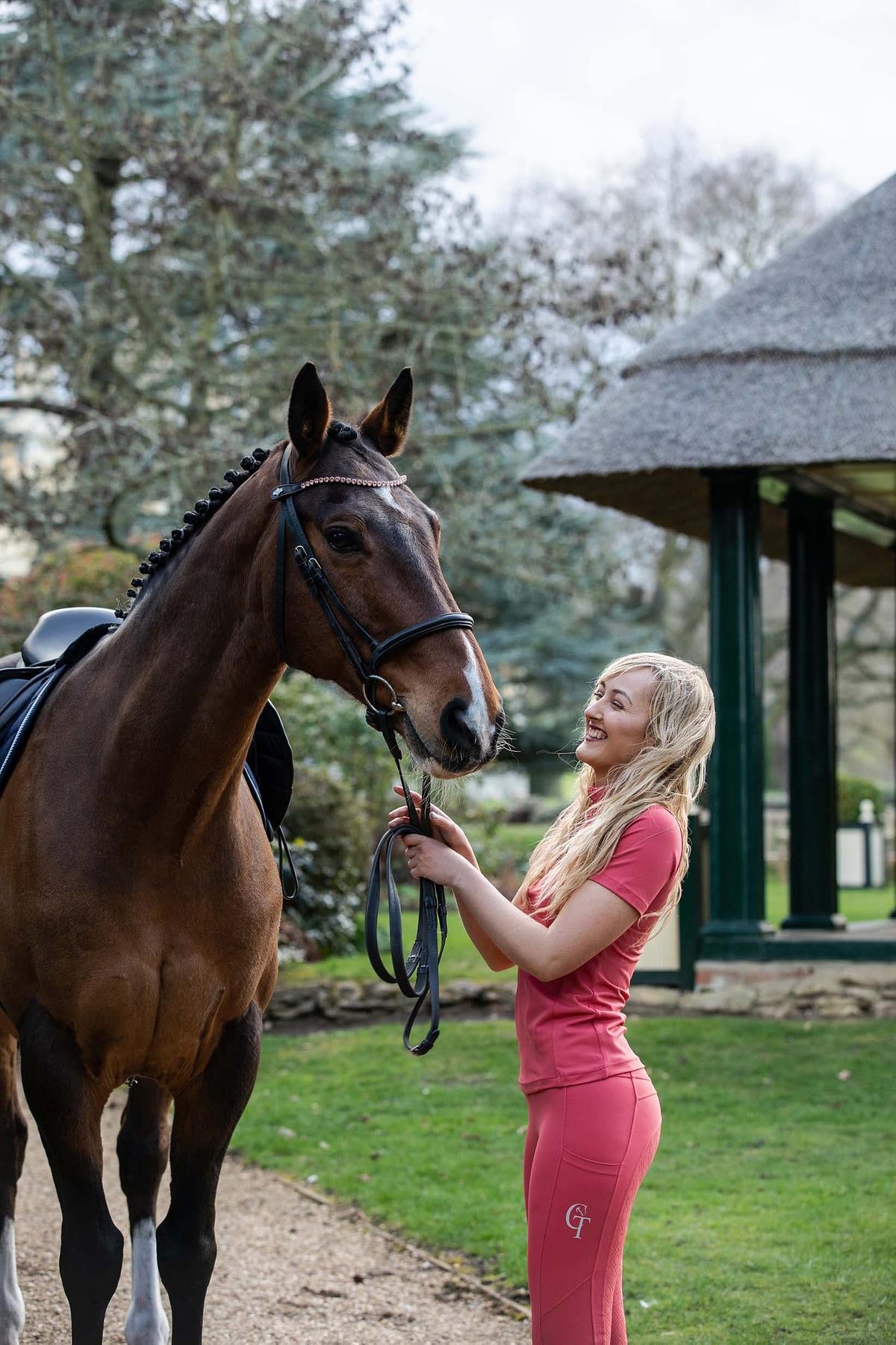 STONE/BEIGE Horse Riding Leggings and Base Layer - CT Equine