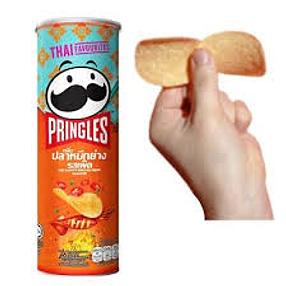 Pringles Hot And Spicy Grilled Squid THAI Flavored Potato Chips Snack 107g