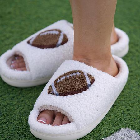 Football house slippers