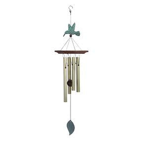 Ecology Series- Hummingbird , Butterfly &amp; dragonfly 25 Inch Wind Chimes/4 tubes