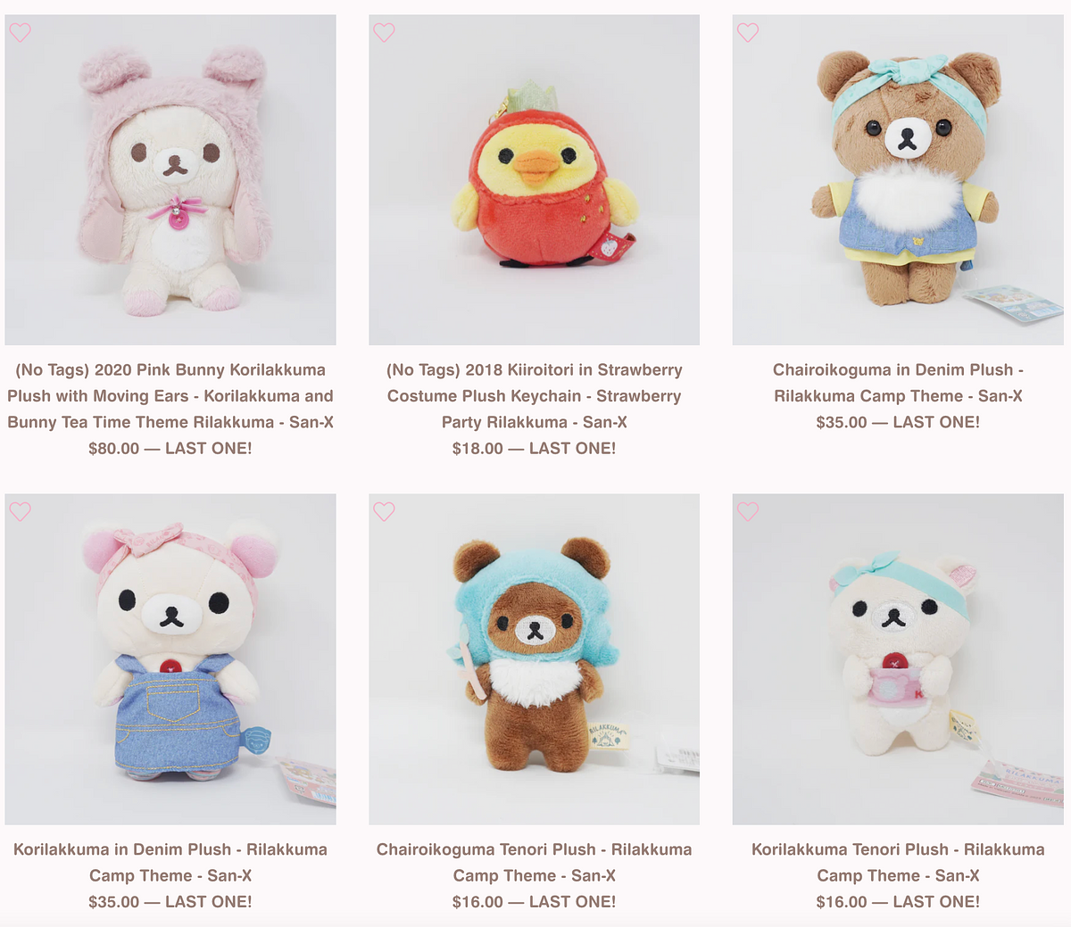 Korilakkuma Bunny Plush Bag in 2023