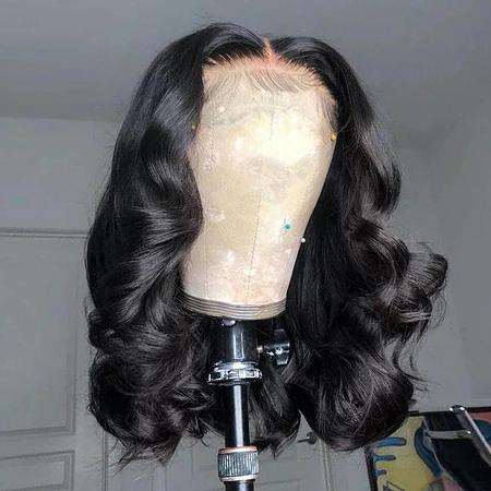 HD Lace Body Wave 13x6 Short Bob Wig 13x4 Lace Front Human Hair Brazilian Remy 4x4 Closure Wig