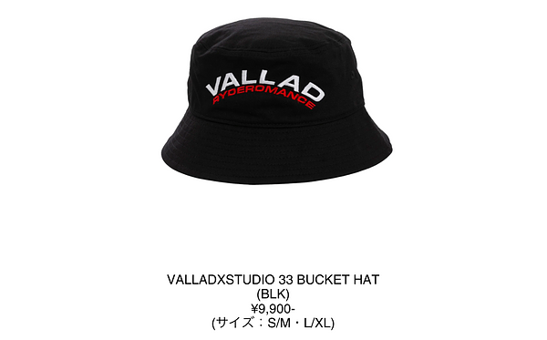 NUBIAN限定 VALLAD STUDIO 33 BUCKET HAT - ハット