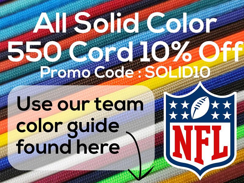 \ud83d\udd25 Score Savings on Solid Colors! \ud83c\udf89 New NFL Team Color Tutorial Inside! \ud83c\udfc8  - Bored Paracord