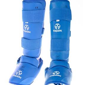 Hayashi WKF Foot and shin protection - Blue, 343-6