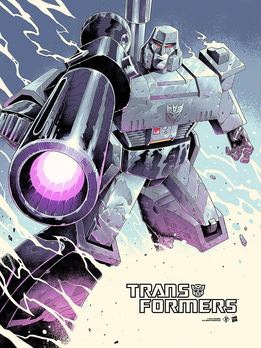 Limited Megatron Print by Luke Preece TFW2005 The 2005 Boards