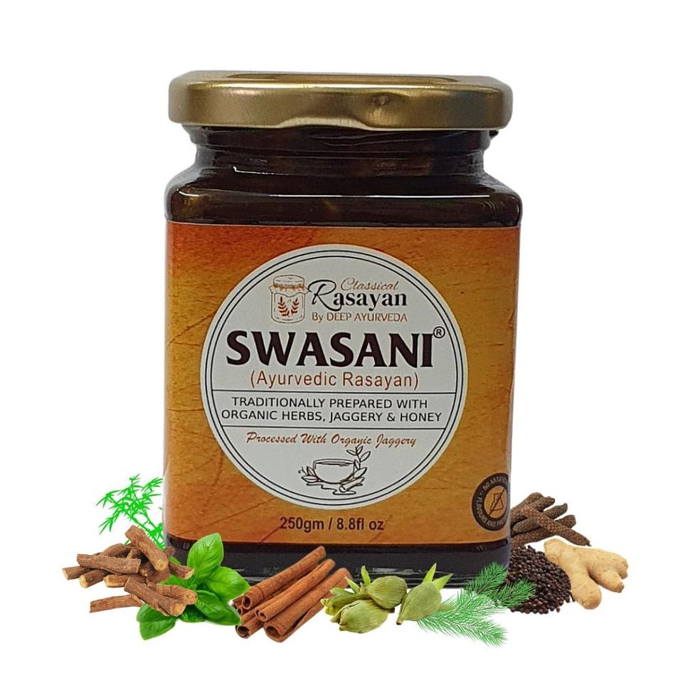 Swasani Ayurvedic Rasayan for Respiratory Health for All | Natural Superfood for Lungs Detox Formulation