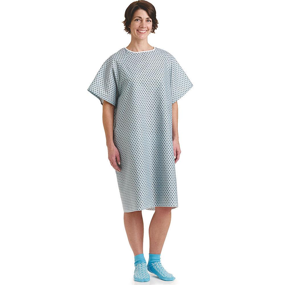BHMEDWEAR Star Straight Back Closure Hospital Gowns (Dozen)