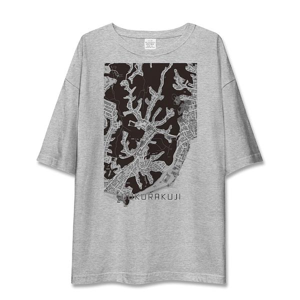 【極楽寺（神奈川県）】地図柄ビッグシルエットTシャツ