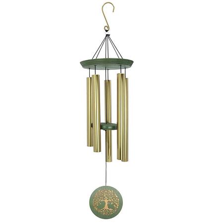 Life Series Wind Chimes- Lifetree 36 Inch Gold