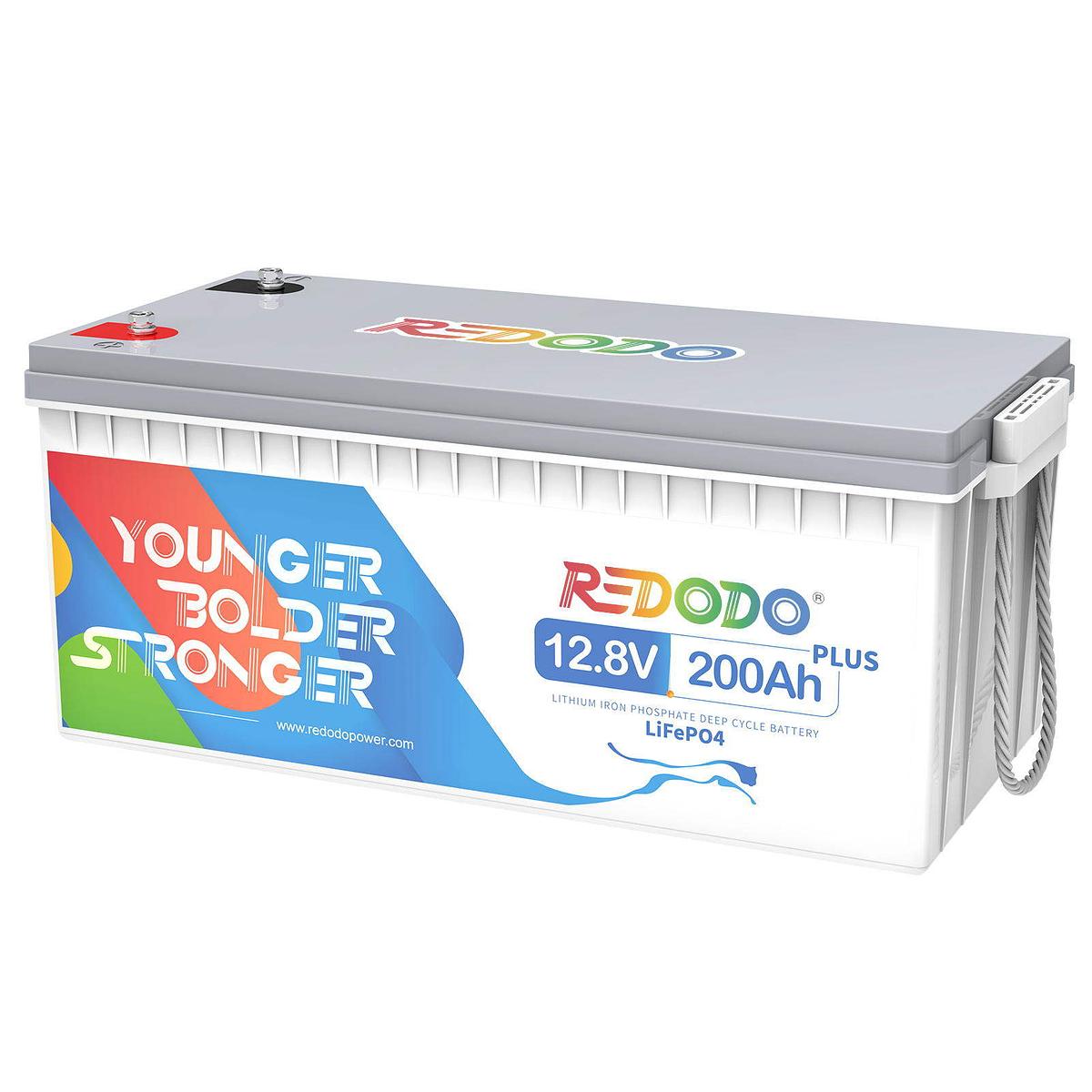 $509 Only 24hrsRedodo 12V 200Ah Plus LiFePO4 Battery | 2.56kWh &amp; 2.56kW