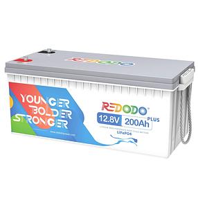 Redodo 12V 200Ah Plus LiFePO4 Battery | 2.56kWh &amp; 2.56kW