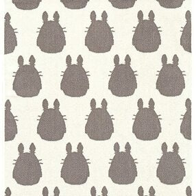 My Neighbor Totoro Big Bath Towel Grey and White