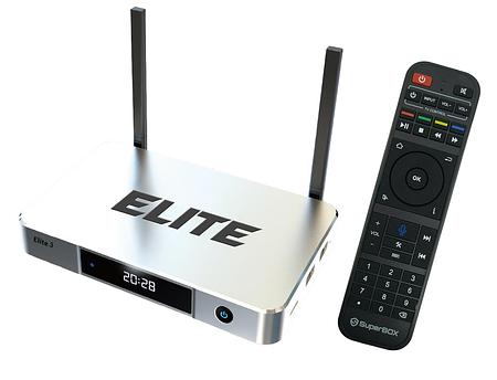 SuperBox Elite 3, Android Tv Box, Voice Control Remote, Fully Load 6K with 4Gb RAM &amp; 64 GB Media Player Free 3 day Shipping