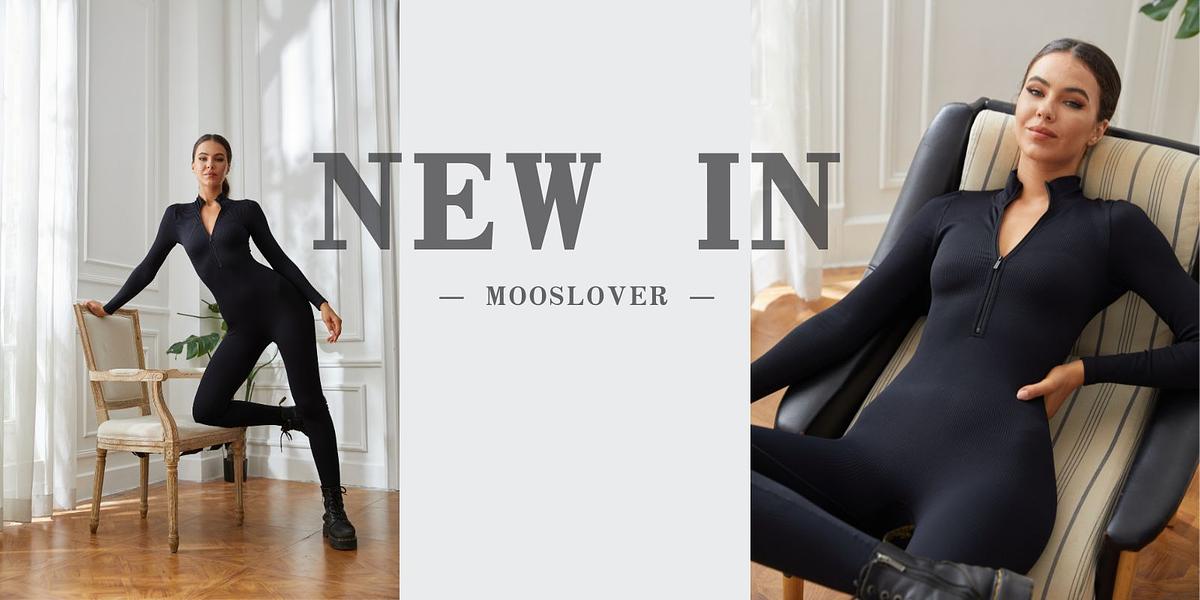 MOOSLOVER Solid Ribbed Flared Seamless Legging