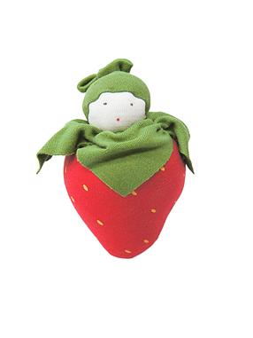 Organic Cotton Strawberry Buddy