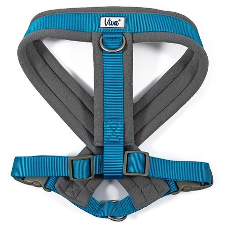 Ancol VIVA Luxury Padded Harness Blue/Grey