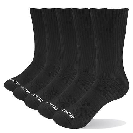 Maven Men&#39;s Athletic Cotton Crew Socks 5 Pairs