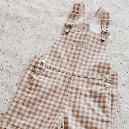 Denim Overalls - Gingham