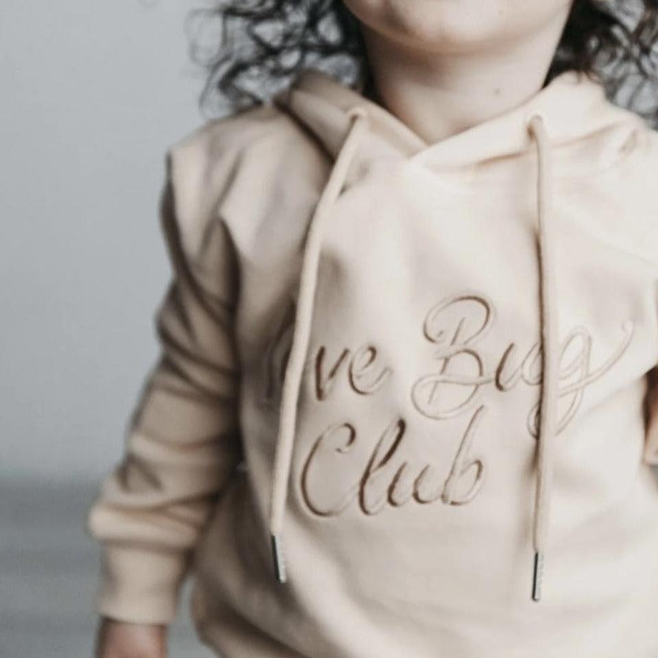 Love Bug Club Script Hoodie - Old Rose **PREORDER**