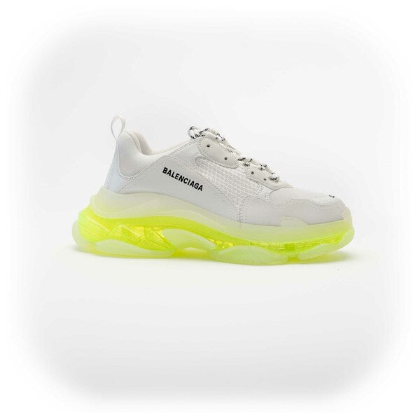 Balenciaga Triple S Lace Up Clear Sole Sneakers