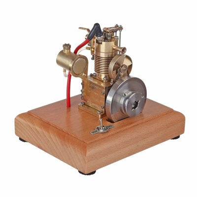 M16 1.6cc Mini 4 Stroke Gasoline Engine Model Vertical Air-cooled Single-cylinder Engine with Wooden Base