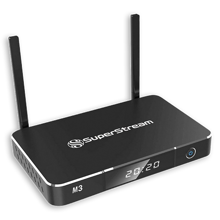 SuperStream M3 Android TV Box, Voice Control Remote, Fully Load 6K with 4Gb RAM &amp; 64 GB Media Player Free 3 day Shipping