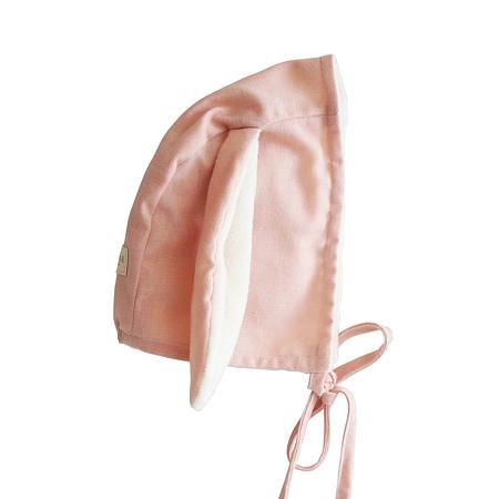 Bonnet - Pink &amp; Fleece (3-9 months)