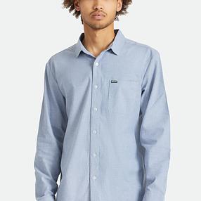 Charter Oxford L/S Woven Shirt - Light Blue Chambray
