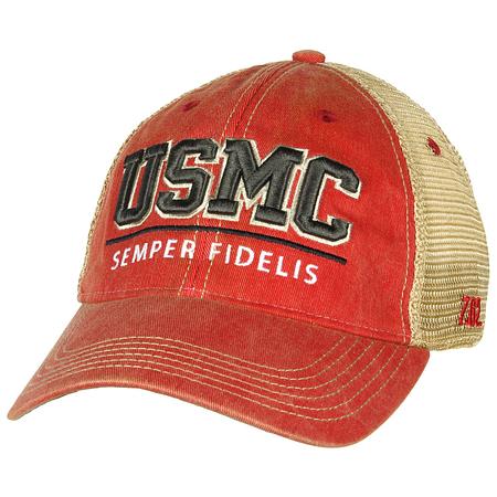 USMC &#39;Semper Fidelis&#39; Vintage Trucker Hat