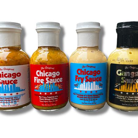 Chicago Sauce, Chicago Fire Sauce, Chicago Fry Sauce &amp; Chicago Gangster Sauce