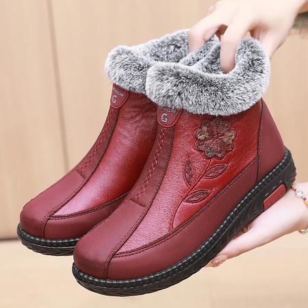 Winter thick-soled waterproof and non-slip cotton shoes