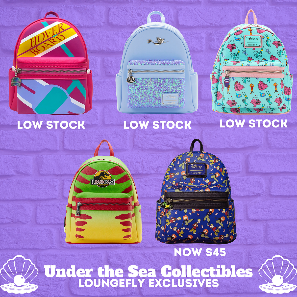 Loungefly Exclusive Now Only $45! - Under The Sea Collectibles