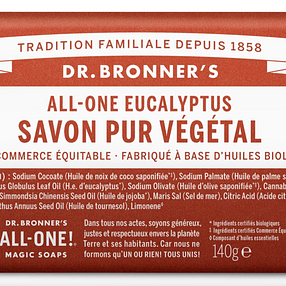 Dr Bronner&#39;s - Savon solide Eucalyptus - 140g
