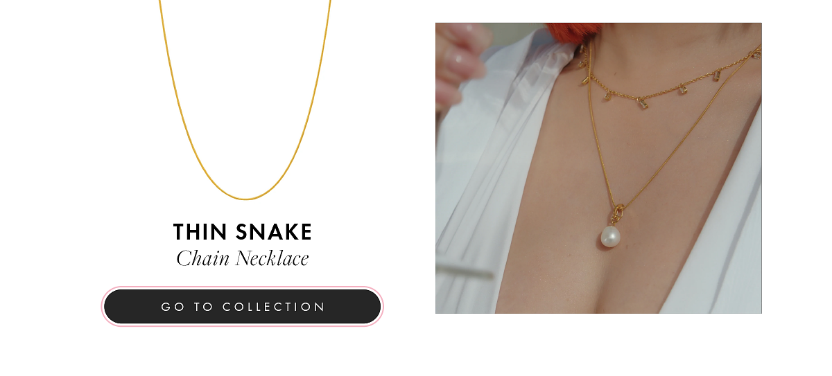 THIN SNAKE Chain Necklace GO TO COLLECTION 